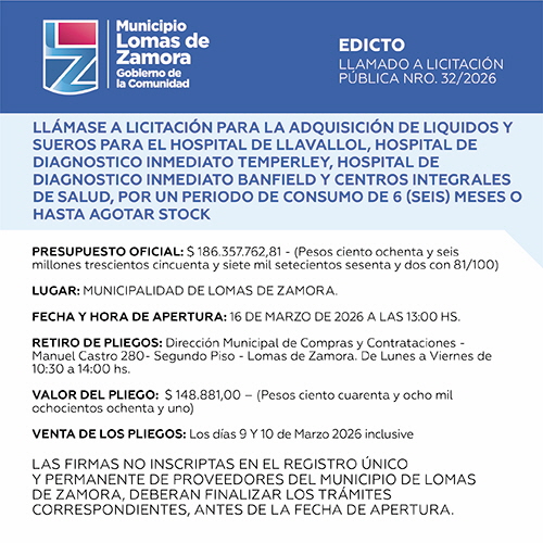 Licitaciones Sin datos  